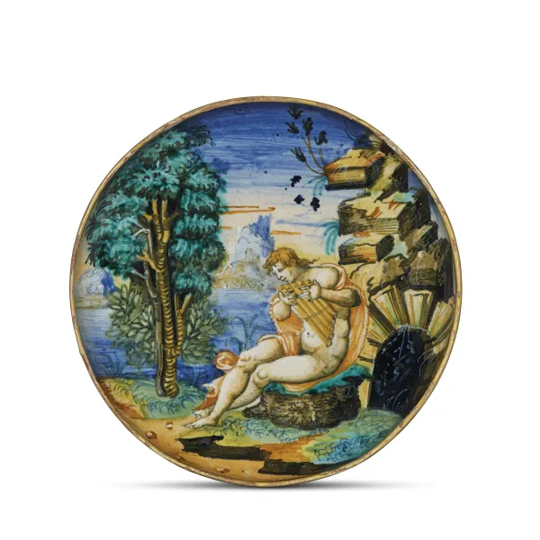 



A BOWL, PESARO, AMBIT OF SFORZA DI MARCANTONIO, CIRCA 1540-1546