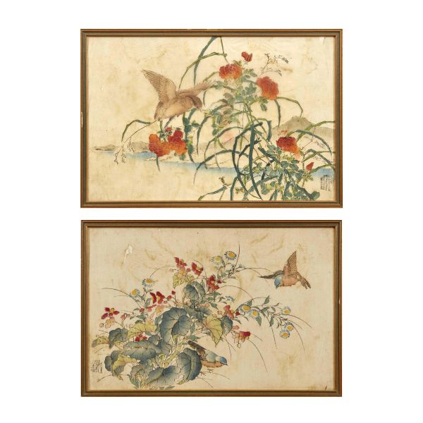 



A PAIR OF PAINTINGS, JAPAN, 19TH CENTURY