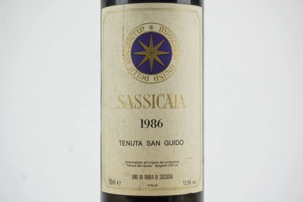      Sassicaia Tenuta San Guido 1986 