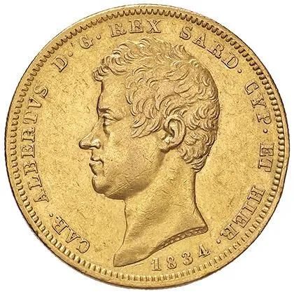 SAVOIA, CARLO ALBERTO (1831- 1849), 100 LIRE 1832 TORINO