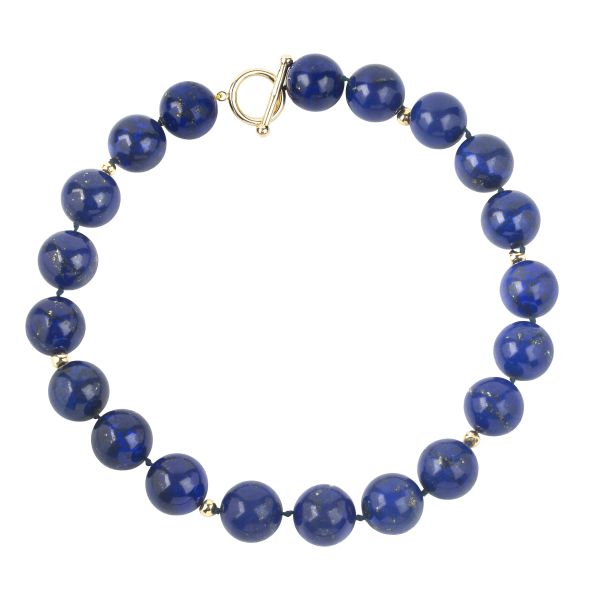 COLLANA CON SFERE IN LAPISLAZZULI
