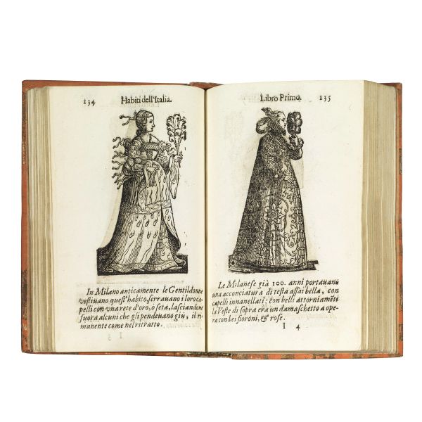 (Costume - Illustrati 600)   VECELLIO, Cesare.   Habiti Antichi overo Raccolta di figure.   In Venetia, per Combi &amp; La Nou, 1664.