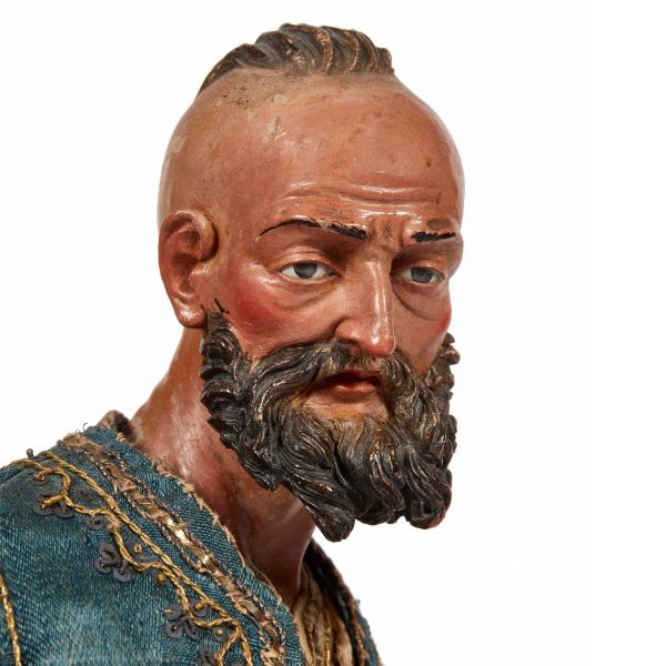 TURCO CON ALABARDA, NAPOLI, SECOLO XVIII