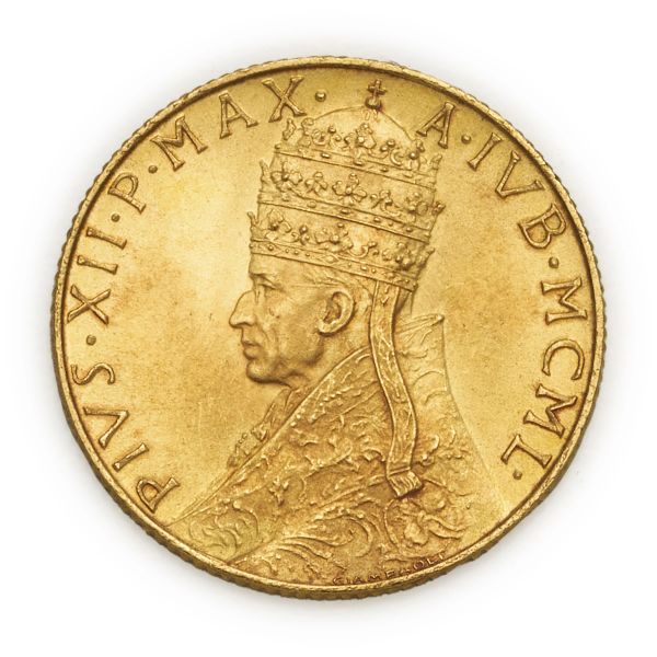 



Pio XII (1939-1958) &ndash; 100 Lire 1950 &ndash; Zecca: Roma