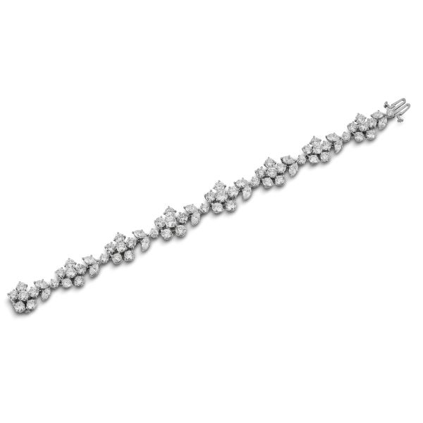 VAN CLEEF N.Y. DIAMOND BRACELET IN 18KT WHITE GOLD