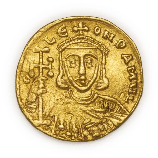 Costantino V (741-775) &ndash; Solido (741-751) &ndash; Zecca: Costantinopoli