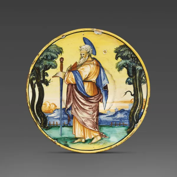 



A DISH, URBINO, CIRCA 1530