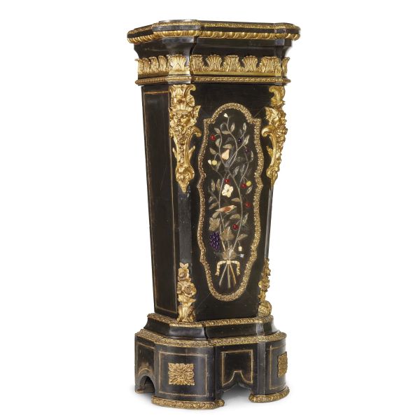 A FRENCH BUST-HOLDER COLUMN, 19TH CENTURY