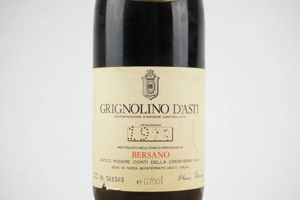 Grignolino d'Asti Bersano 1979