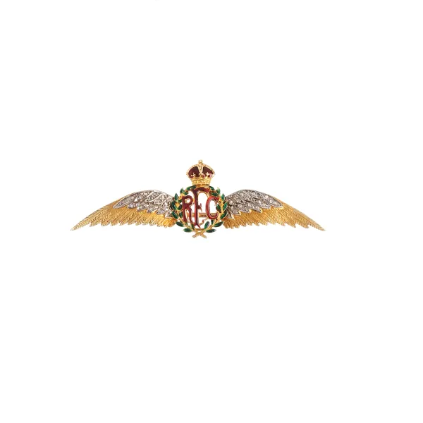 BARRETTE BROOCH IN 15KT GOLD