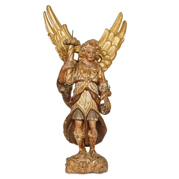 COPPIA DI ANGELI REGGICERO, ITALIA CENTRALE, INIZIO SECOLO XVIII