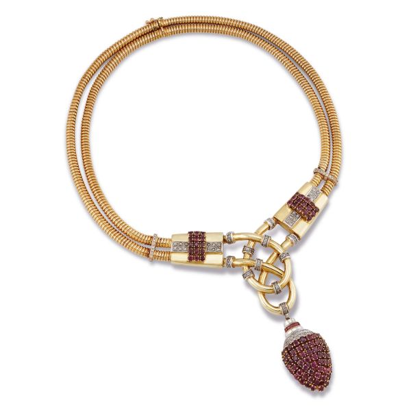 



DIAMOND AND RUBY NECKLACE