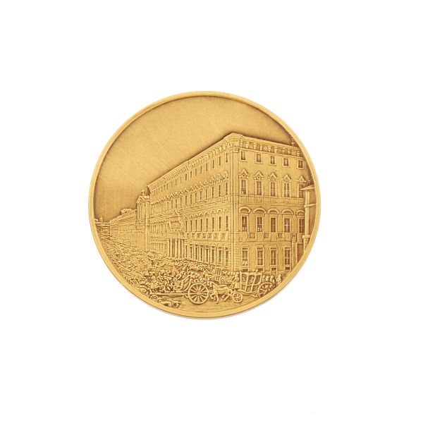 CAPITALIA MEDAL IN 18KT YELLOW GOLD