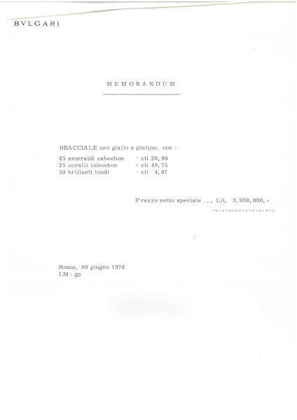 BULGARI BRACCIALE CON SMERALDI CORALLI E DIAMANTI
