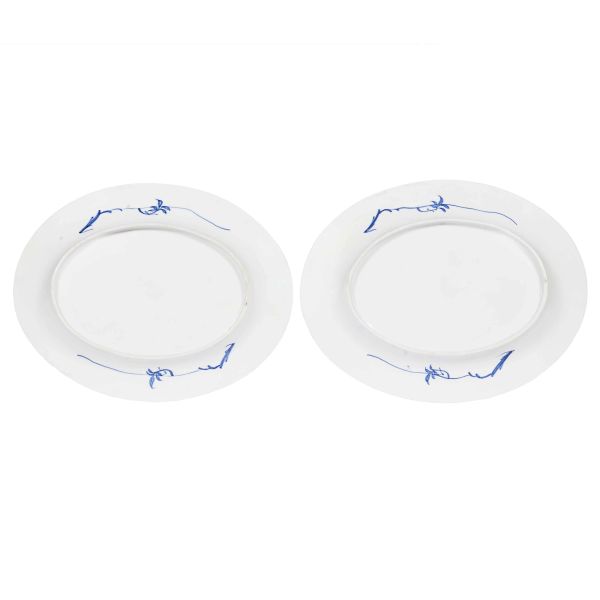 COPPIA DI VASSOI, DOCCIA, MANIFATTURA GINORI, 1750 CIRCA