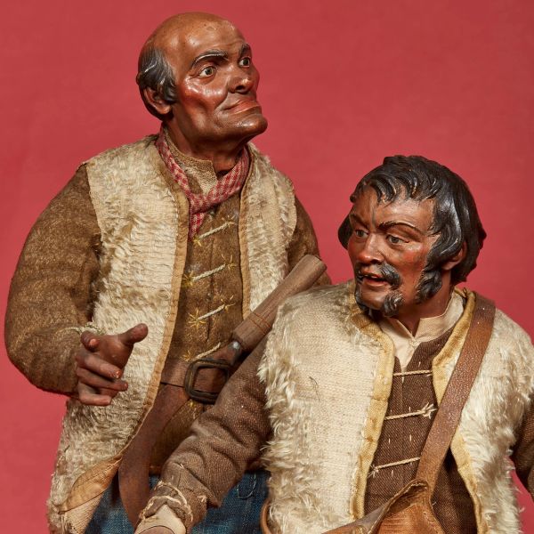 RUSTICO CON CESTINO DI FUNGHI, NAPOLI, SECOLO XVIII