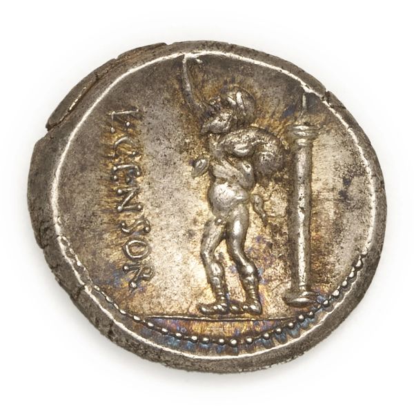 Norba - Denario L. Marcius Censorinus (82 a.C.) - Zecca: Roma