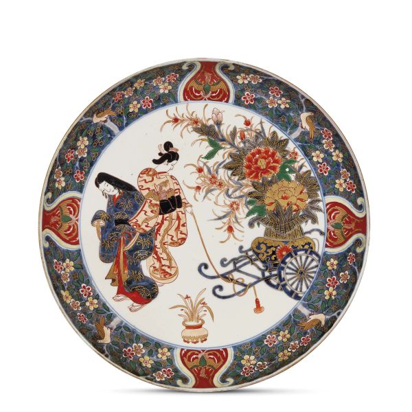 A KUTANI PLATE, JAPAN, MEIJI PERIOD (1868-1912)