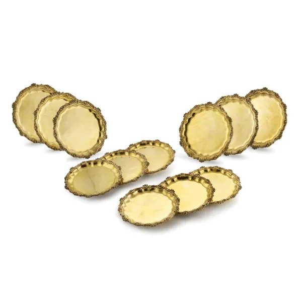 DODICI COPPETTE LAVADITA E DODICI PIATTINI, SECOLO XX