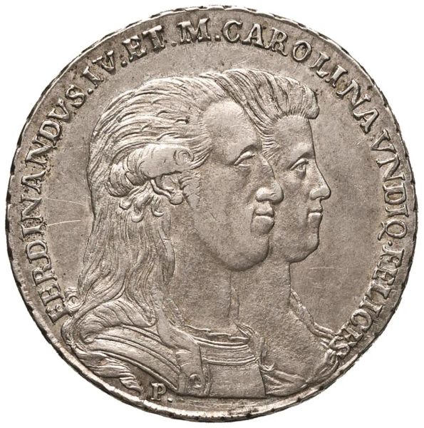 NAPOLI FERDINANDO IV BORBONE (1759-1816) PIASTRA 1791