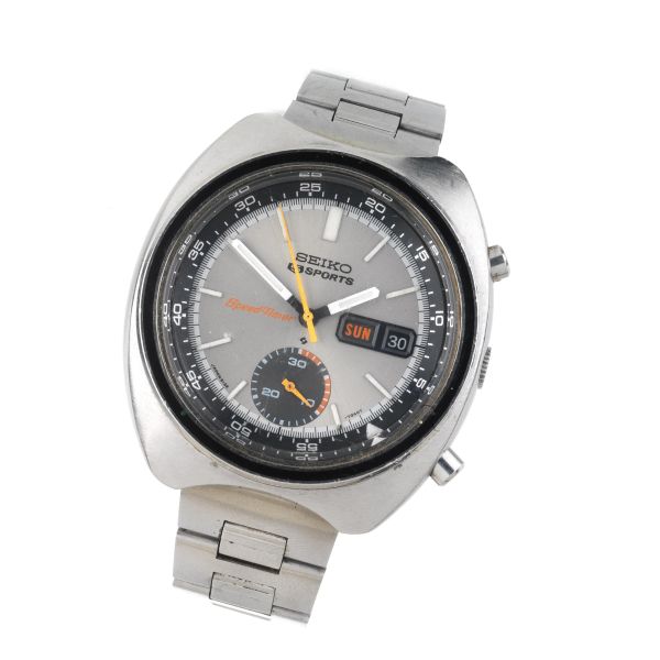 SEIKO 5 SPORTS SPEED-TIMER CHRONO REF. 6139-7020 STAINLESS STEEL WRISTWATCH