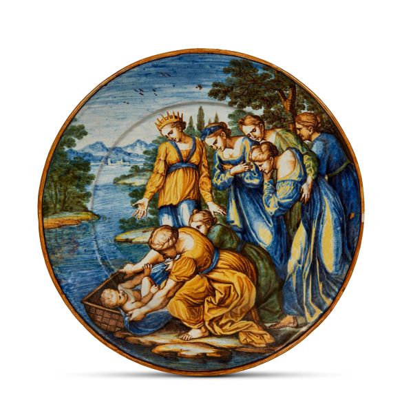 



A FERDINANDO MARIA CAMPANI DISH, SIENA, CIRCA 1740