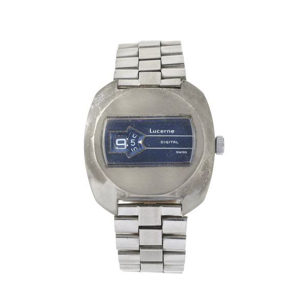 



LUCERNE DIGITAL METAL AND STAINLESS STEEL WRISTWATCH