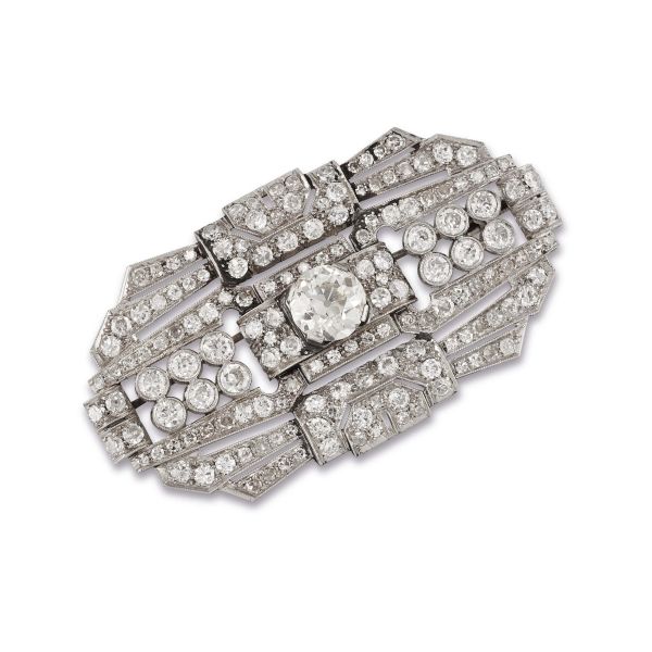 



DIAMOND BROOCH IN 18KT WHITE GOLD