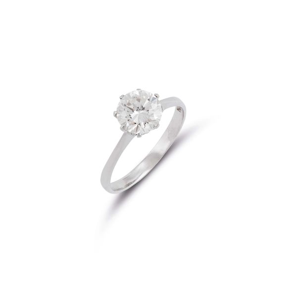 



DIAMOND SOLITAIRE RING IN 18KT WHITE GOLD