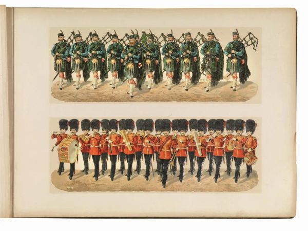 (Uniformi &ndash; Inghliterra &ndash; Scozia) &ldquo;Types Anglais&rdquo;. Seconda met&agrave; del XIX secolo.