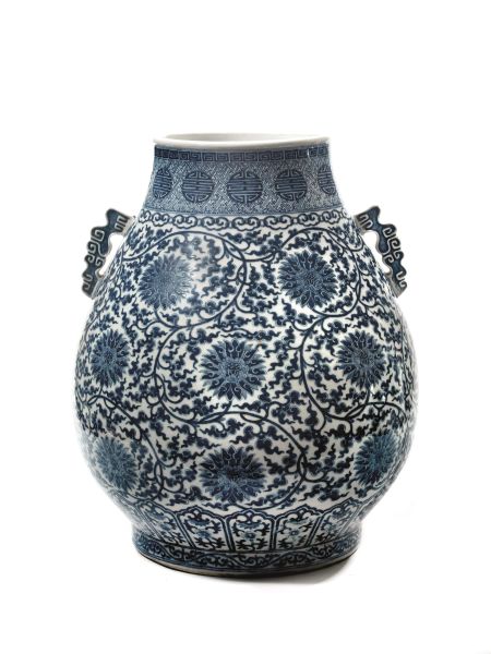 VASO DI FORMA HU, CINA, DINASTIA QING, SEC. XIX