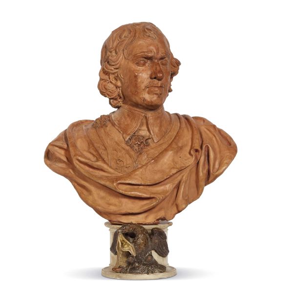 Francis Harwood, Oliver Cromwell, terracotta