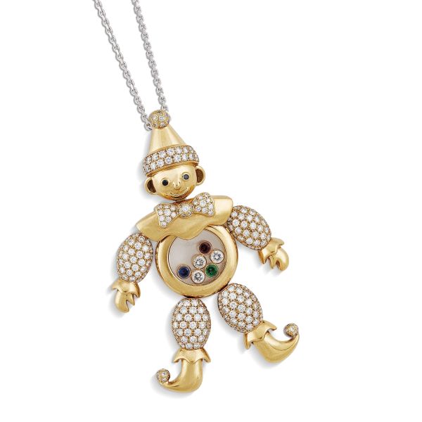 Chopard - CHOPARD &quot;HAPPY CLOWN&quot; NECKLACE IN 18KT TWO TONE GOLD