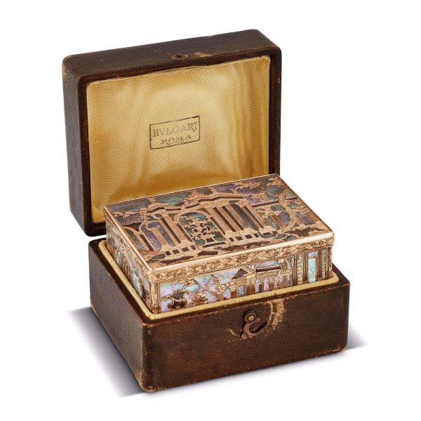 SNUFF BOX IN 14KT ROSE GOLD