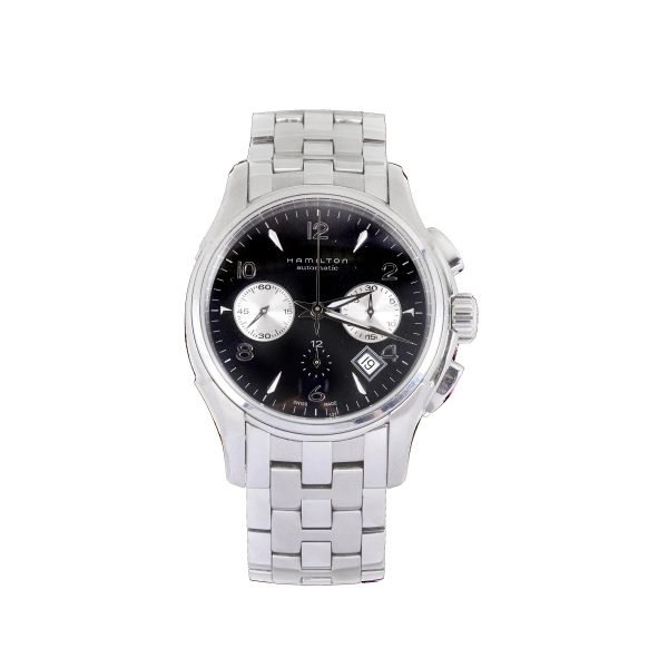 HAMILTON JAZZMASTER REF. H326560 STAINLESS STEEL CHRONOGRAPH