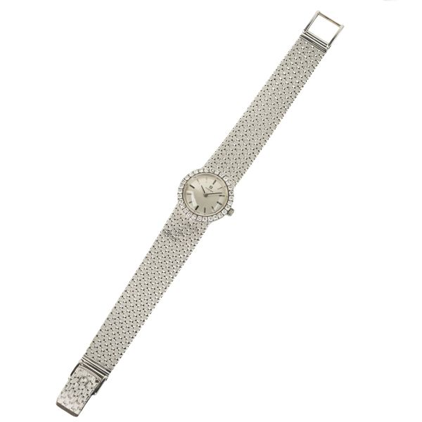 OMEGA DE VILLE OROLOGIO DA DONNA IN ORO BIANCO CON DIAMANTI