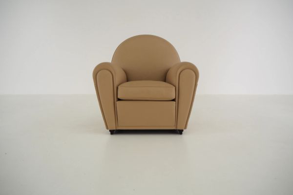 Poltrona Frau - Poltrona Vanity Fair - in pelle SC 52 DAINO