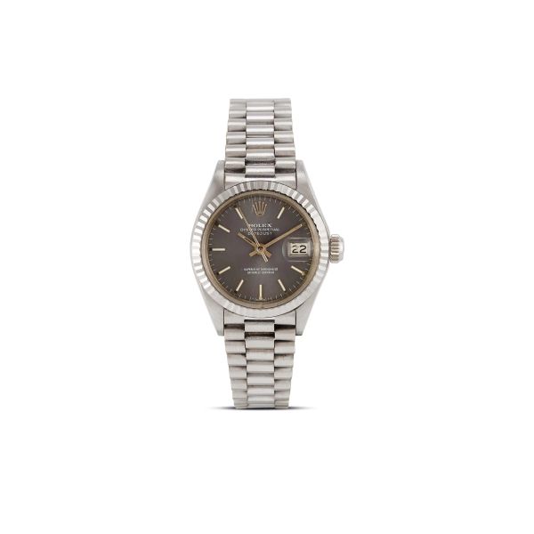 Rolex - 



ROLEX DATEJUST LADY REF. 6917 N. 32285XX WHITE GOLD WRISTWATCH, 1973