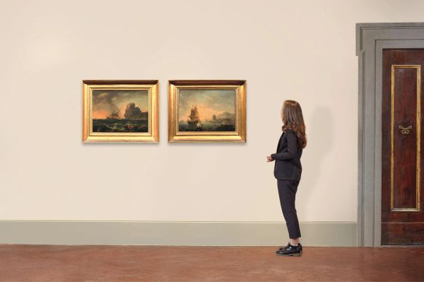 Seguace di Claude Joseph Vernet, secc. XVIII-XIX