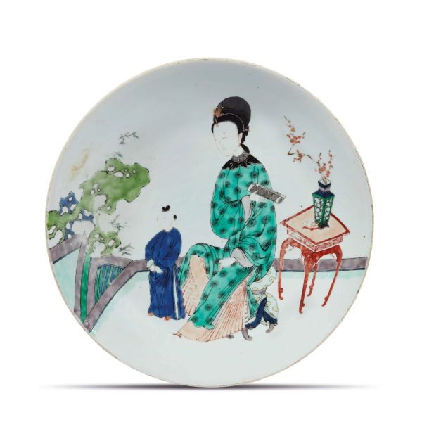 



PIATTO, CINA, DINASTIA QING, SEC. XVII/XVIII