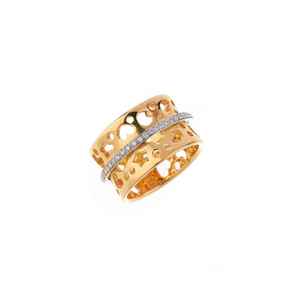 Pasquale Bruni - 



PASQUALE BRUNI DIAMOND BAND RING IN 18KT TWO TONE GOLD