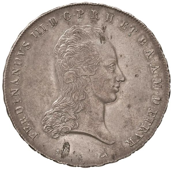 FIRENZE FERDINANDO III DI LORENA (1814-1824) FRANCESCONE 1820