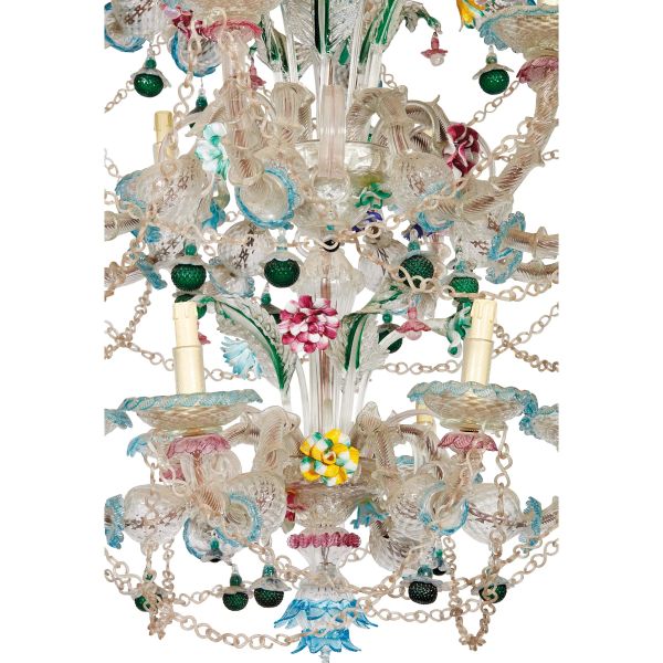 LAMPADARIO, VENEZIA, FINE SECOLO XIX