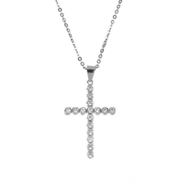 COLLANA CON CROCE PENDENTE