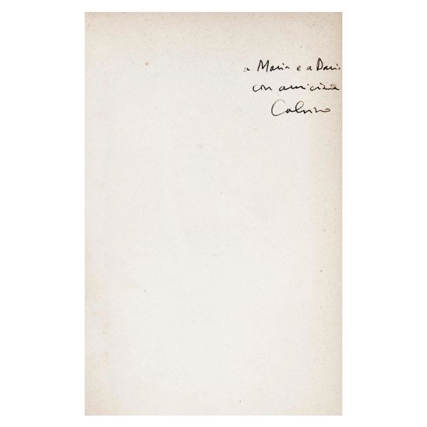 Calvino, Italo. Autograph