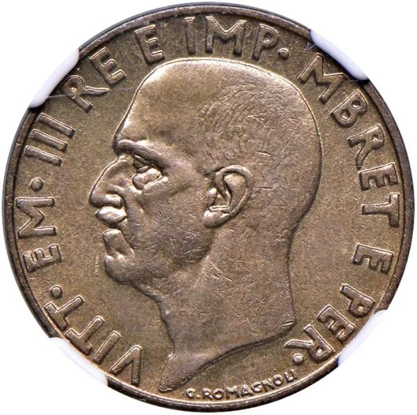 COLONIE ITALIANE. ALBANIA. VITTORIO EMANUELE III (1939-1943) 0,10 LEK 1941 XIX