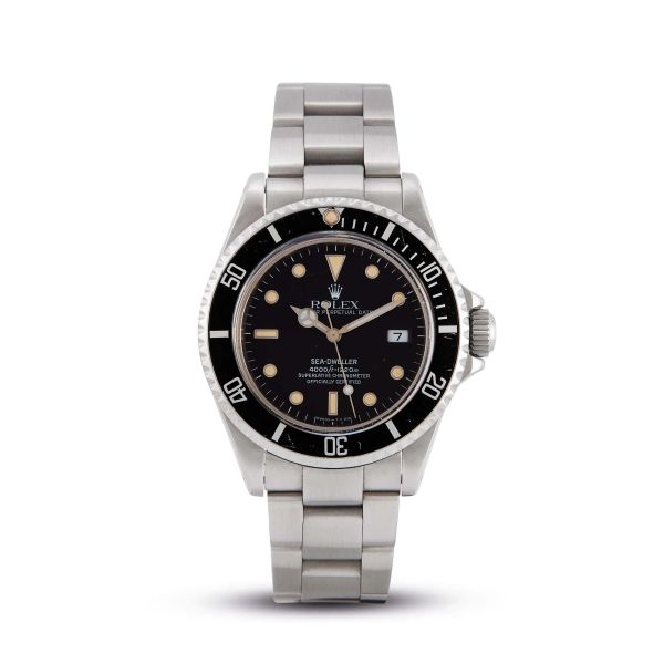



ROLEX SEA-DWELLER REF. 16600 N. E7312XX STAINLESS STEEL WRISTWATCH, 1991