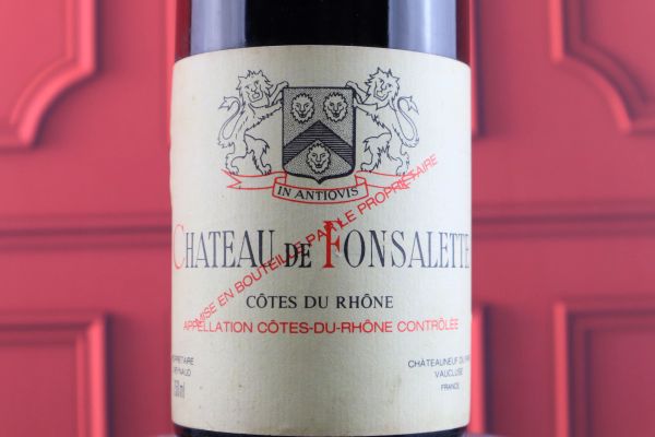 Côte du Rhone Réserve Château de Fonsalette 1985