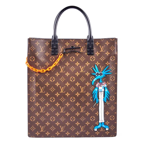 LOUIS VUITTON BORSA A MANO SAC PLAT EDIZIONE SPECIALE CARTOON 