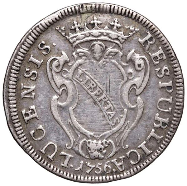 LUCCA. REPUBBLICA (1369-1799) SANTA CROCE DA 25 1756